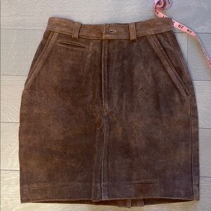 Ralph Lauren Brown Mini Skirt